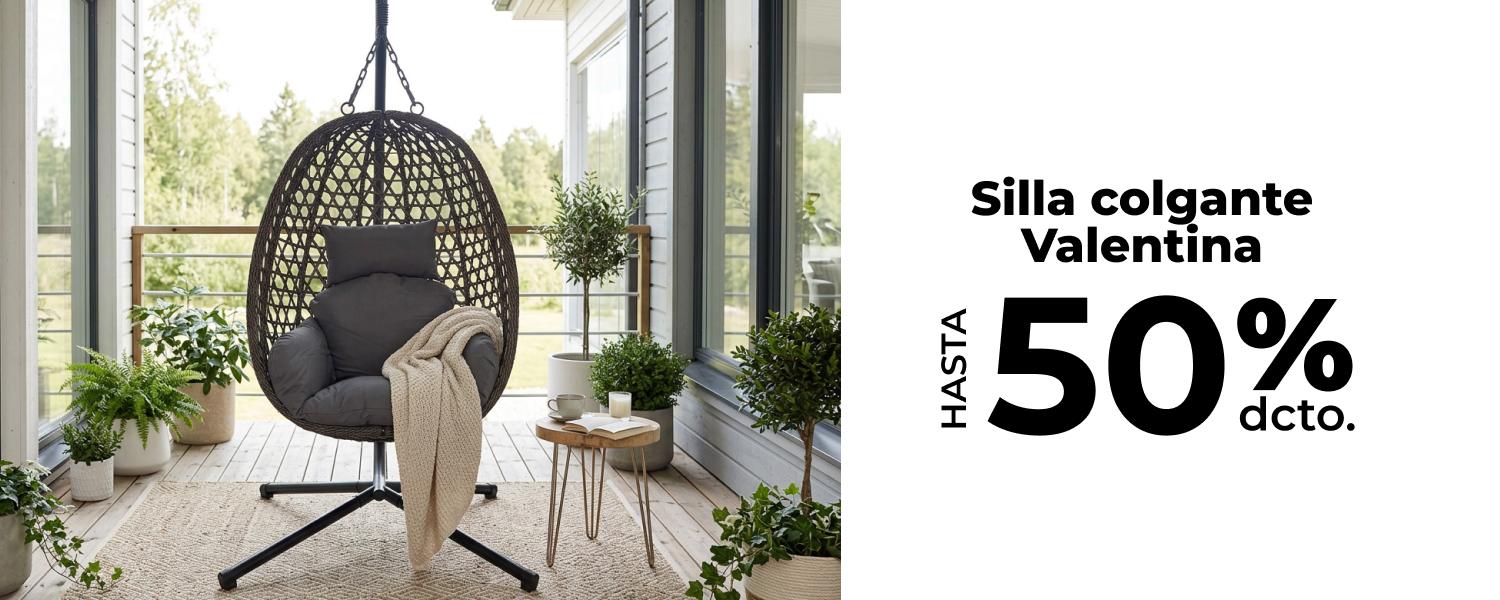 Silla colgante Valentina 50% dcto