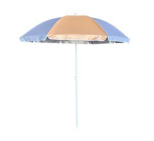 Quitasol UV+50 beige/blanco 180 cm