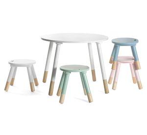 Pack Kids 1 mesa 4 silla Block multicolor Form Design