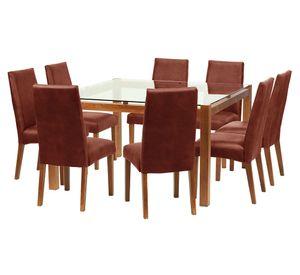 Comedor 8 sillas Barcelona café moro Latam Home