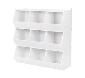 Organizador infantil 3 niveles blanco