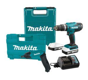 Taladro percutor 18V 13 mm HP488D002-2 + 2 baterías 1.5A