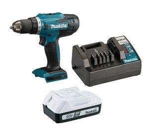 Taladro percutor 18V 13 mm HP488D002-2 + 2 baterías 1.5A
