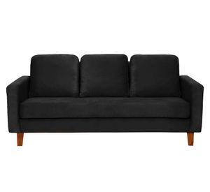 Sofá Venecia velvet negro