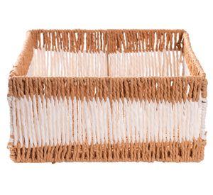 Canasto bajo Bicolor 15x30x30 cm