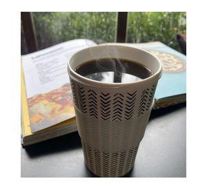 Mug con tapa Flechas 400 ml