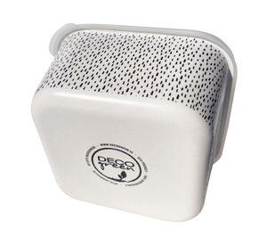 Contenedor Bio puntos blanco/negro 1.2 lt