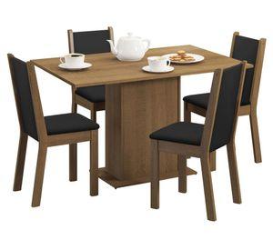 Juego de comedor 4 sillas Celine greco 78x104x68 cm