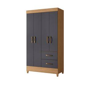 Clóset 4 puertas Mobi gris