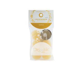Vela Tea light vainilla 6 unidades Organic Spa
