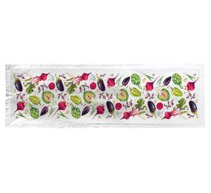 Camino de mesa Veggie blanco velo organza 180x60 cm