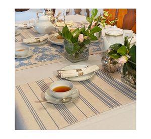 Camino de mesa Frenchline crudo linet 150x36 cm
