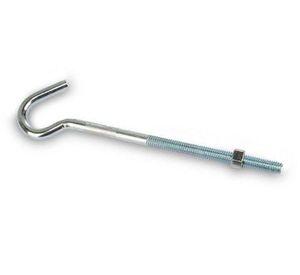 Perno gancho con tuerca 3/8'' x 8.1/4'' zincado Imporper