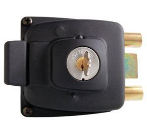 Cerradura sobreponer puertas de 30 mm 2002 negro Scanavini