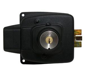 Cerradura sobreponer eléctrica 2050-30 negro Scanavini