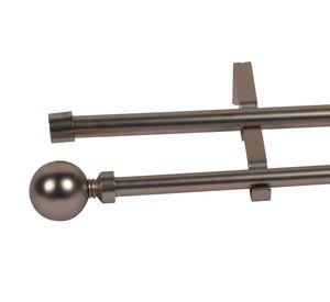 Barra extensible doble 120-210 cm borla satín