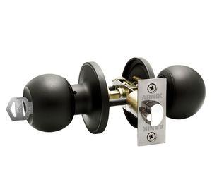Cerradura pomo oficina/dormitorio bola negro Arnik