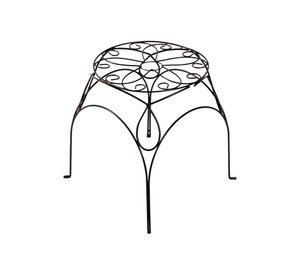 Soporte maceta negro Outzen