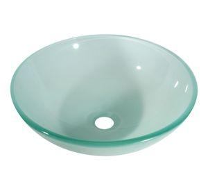Lavamanos sobreponer 42 cm vidrio Vessanti