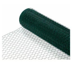 Malla hexagonal 80x300 cm Plástico verde