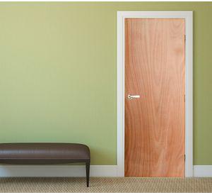 Puerta terciado Barnizada 70x200 cm