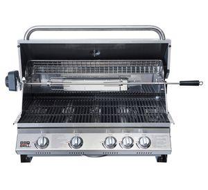 Parrilla a gas empotrada 4 quemadores Kansas BBQ Grill