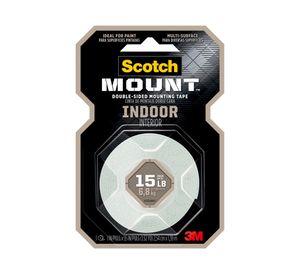 Cinta montaje doble faz Interior 2.54 cm x 1.39 m blanco