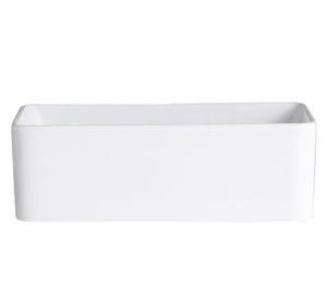 Lavamano sobreponer 41 cm loza blanco