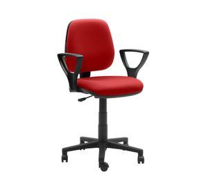 Silla de escritorio Rudy media rojo Contatto