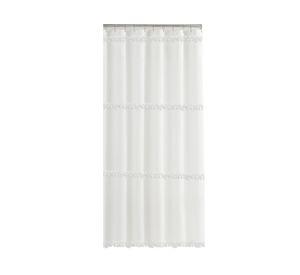 Cortina baño 4 Vuelos blanco 180x180 cm