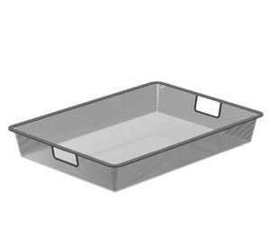 Canasto Malla grafito 8.5x59x42.7 cm