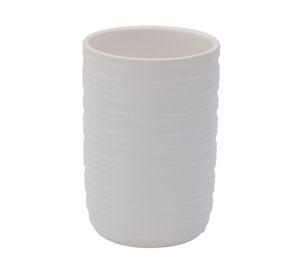 Portacepillos blanco 7.5 cm