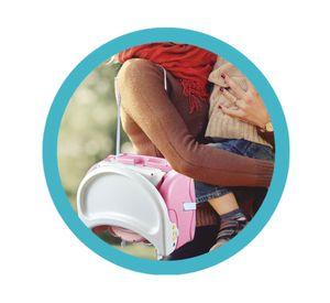Silla de comer Alzador easy and go rosado