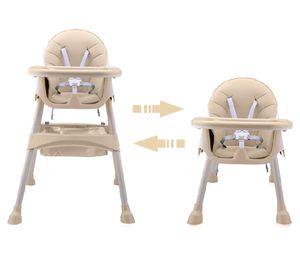 Silla de comer Viena 2 funciones beige