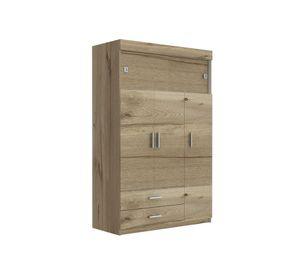 Clóset 5 puertas 2 cajones Manila Z-120 duna/blanco TuHome