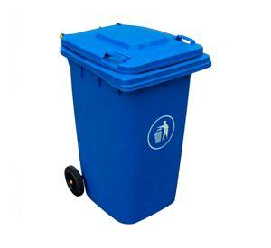 Contenedor de basura 360lt 112x71x85 cm azul