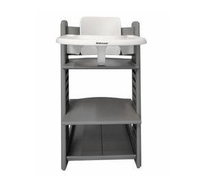 Silla de comer Milano gris