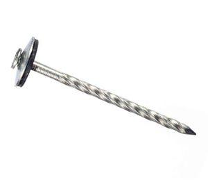 Clavo helicoidal 2 1/2'' para techo 100 unidades Inchalam