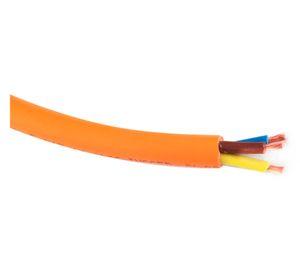 Rollo cordón 3x1,5 mm 25 m naranjo Electromex
