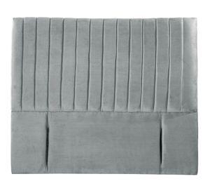 Respaldo King Sorrento tela gris Latam Home