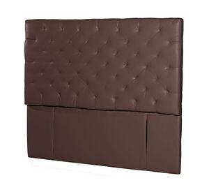 Respaldo King Brescia pu chocolate Latam Home