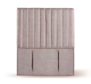 Respaldo 1 plaza Sorrento cuero gris Latam Home
