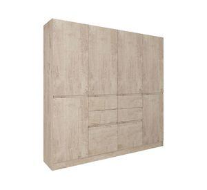 Clóset Grecco crema 8 puertas 4 cajones