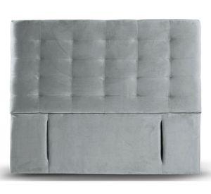 Respaldo King Napoles tela gris Latam Home