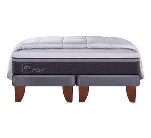 Cama europea 2 plazas Ortopedic advance base dividida + plumón Cic