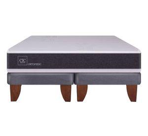 Cama europea 2 plazas Ortopedic base dividida Cic