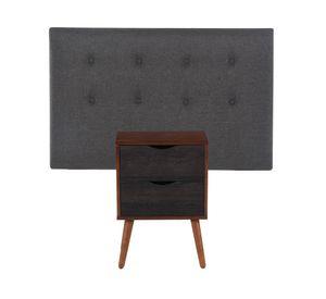 Respaldo single + velador Éufrates Cic