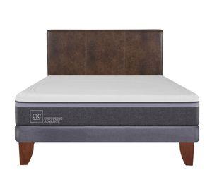 Cama europea 2 plazas Ortopedic advance + respaldo Baker Cic