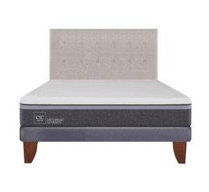 Cama europea 2 plazas Ortopedic advance + respaldo Tigris Cic