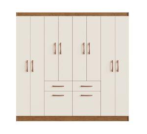 Clòset 8 puertas y 2 cajones 58808 Nòrdico blanco
